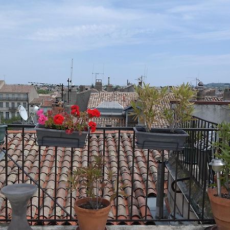 Penthouse Apartment Overlooking Place Carnot Carcassonne Zewnętrze zdjęcie